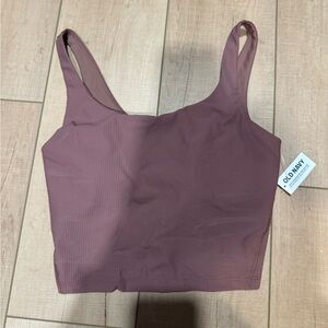 Old Navy Dusty Rose Crop Top